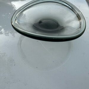 Elegant Glass Bowl large 14” heavy glass